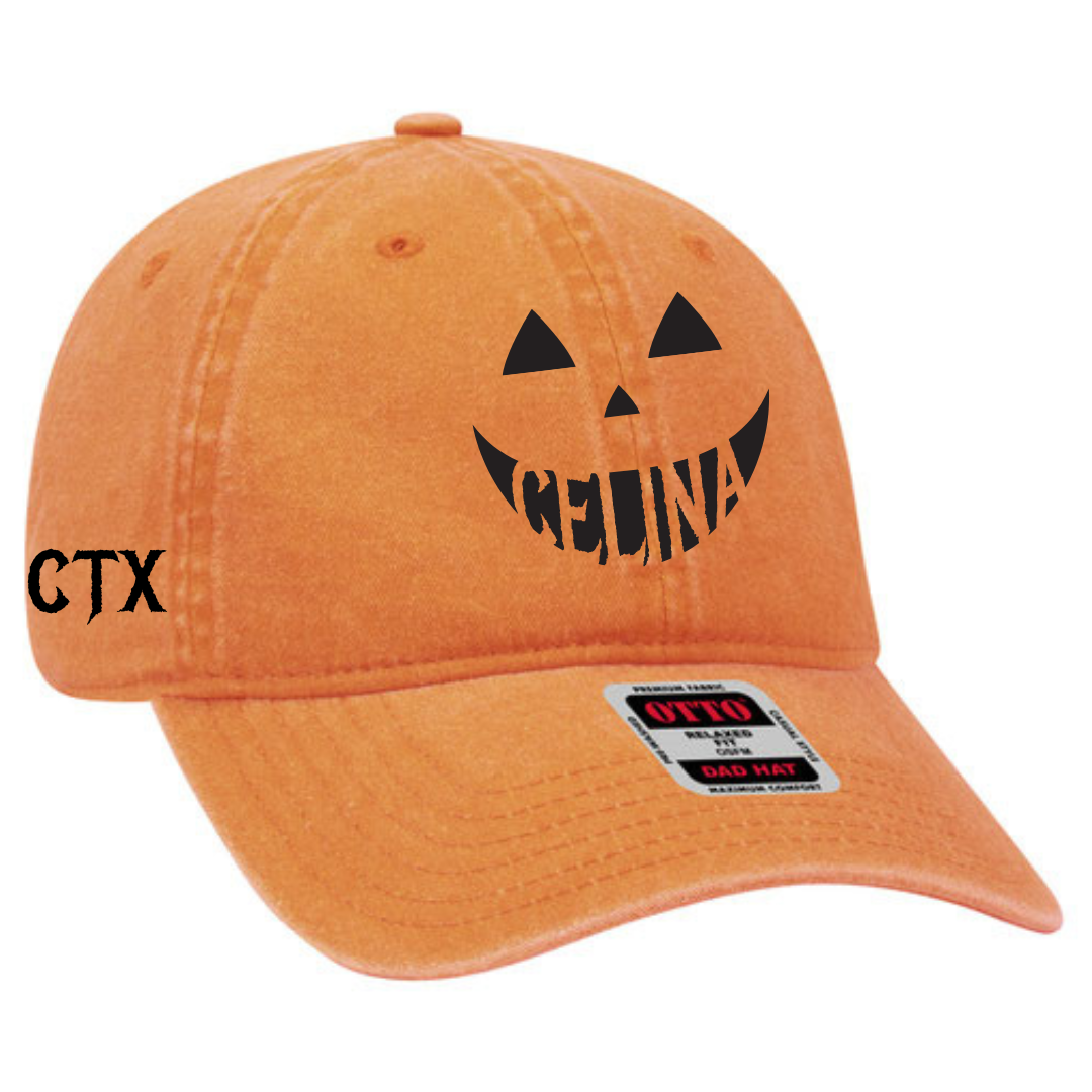 Celina Pumpkin Embroidered Dad Hat