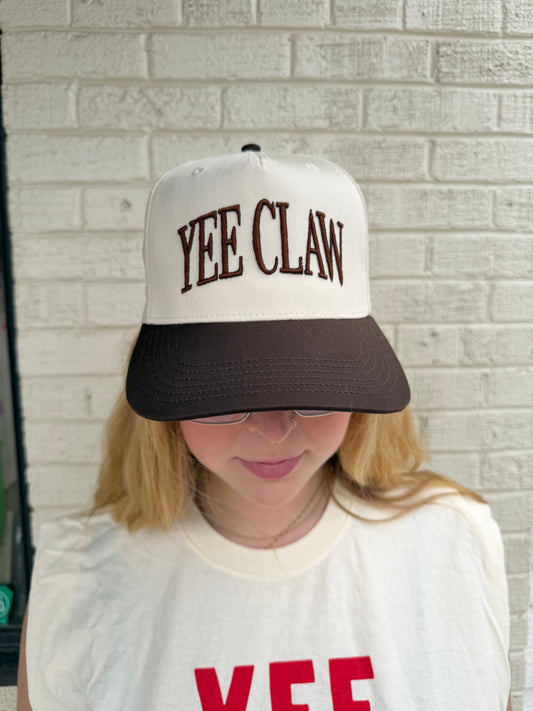 Yee Claw CCF 3D Puff Embroidered Trucker Hat - Brown