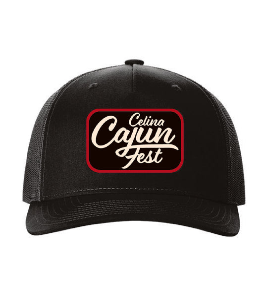 Celina Cajun Fest Black Patch Hat